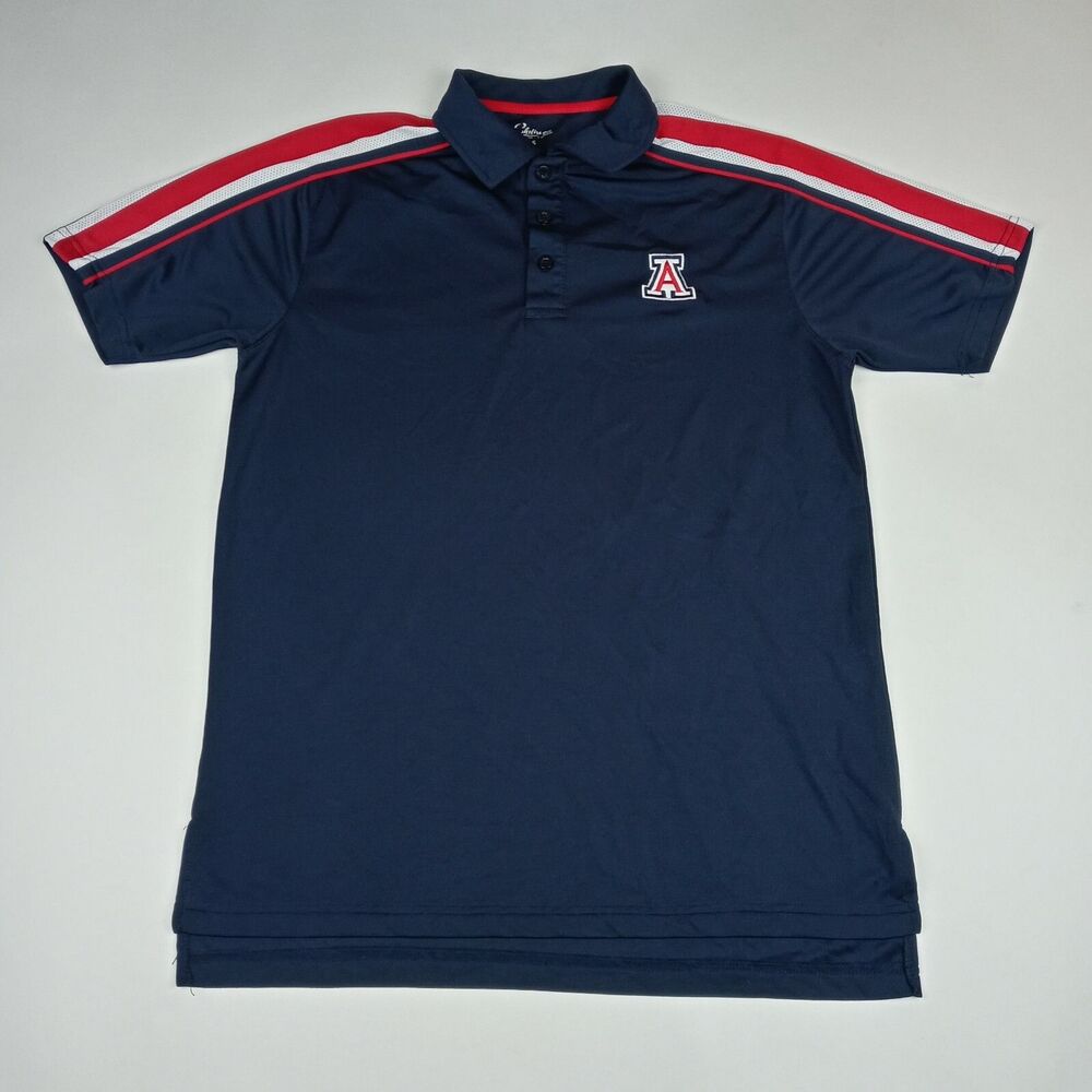 Arizona Wildcats Polo Shirt NCAA Men's Size Small Navy Blue